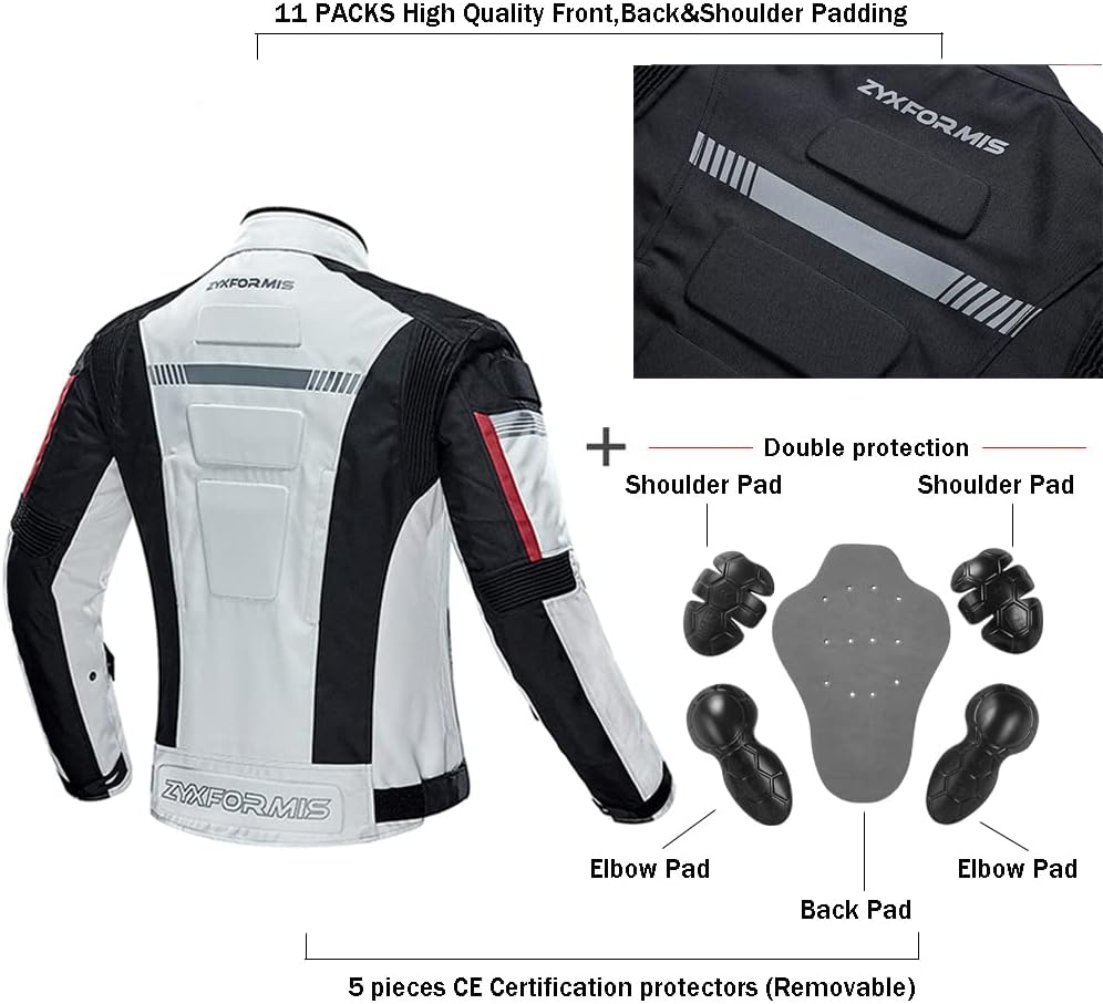 Giacca da Moto Protettiva 4 Stagioni